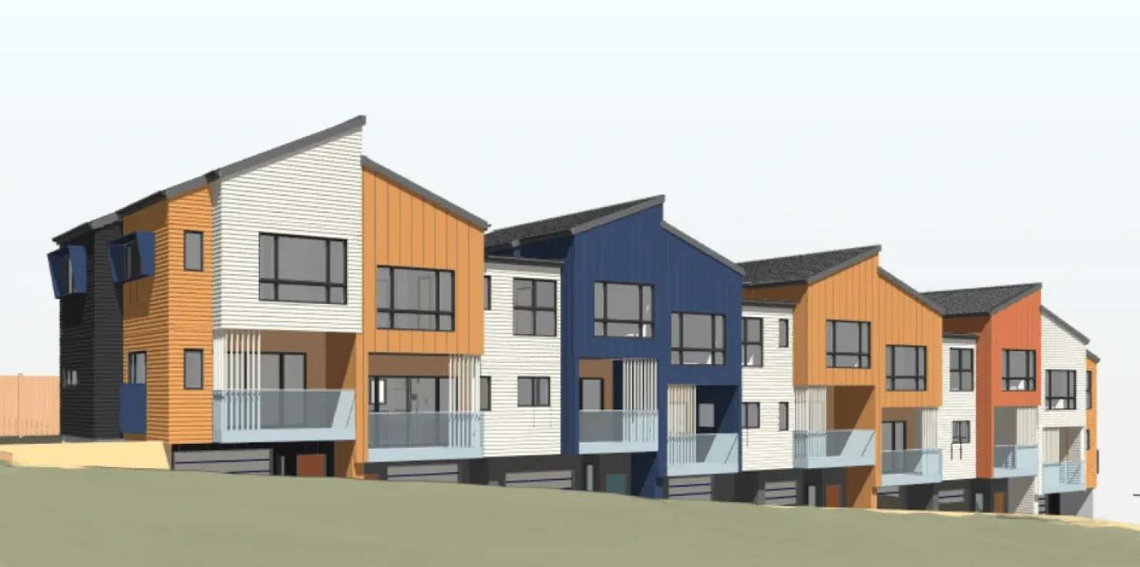 69 Archers Road townhouses in Hillcrest, Auckland - view 2