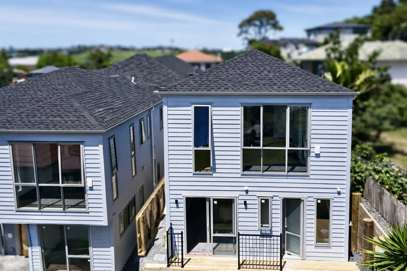Bushlands Park homes in Albany, Auckland — exterior view