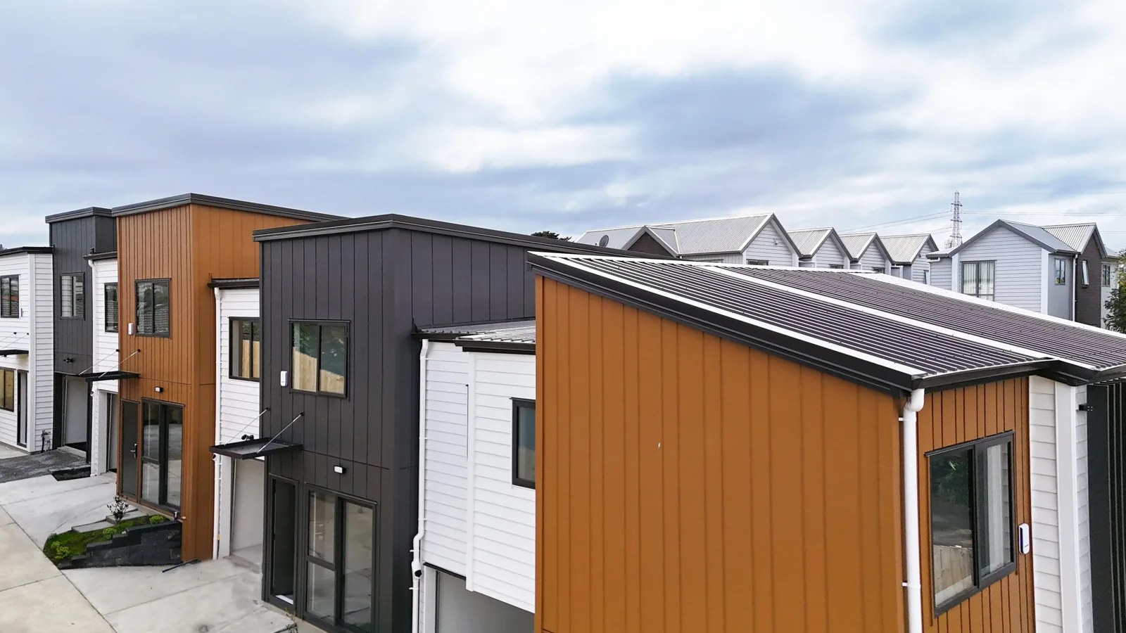 Massine Place homes in Randwick Park, Manurewa — exterior view