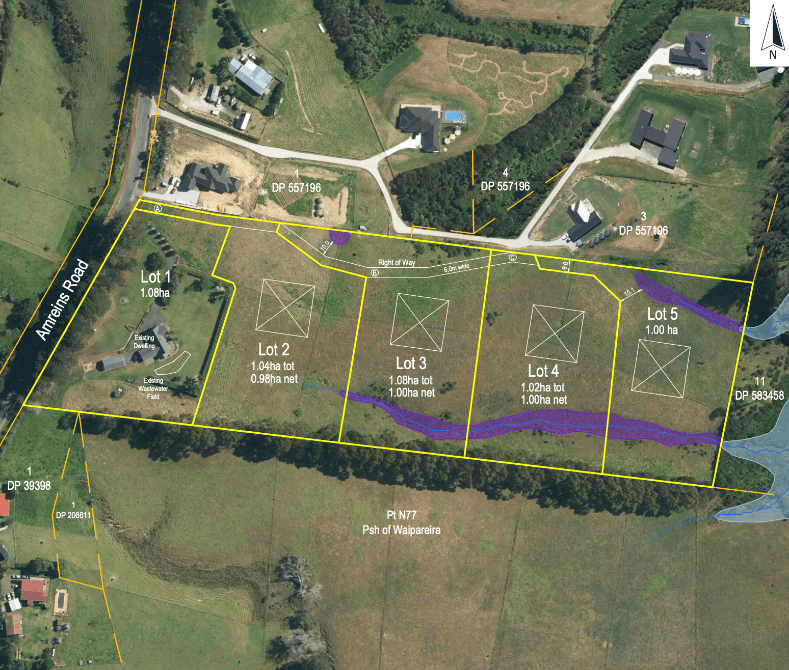 Taupaki development - 5 lot subdivision