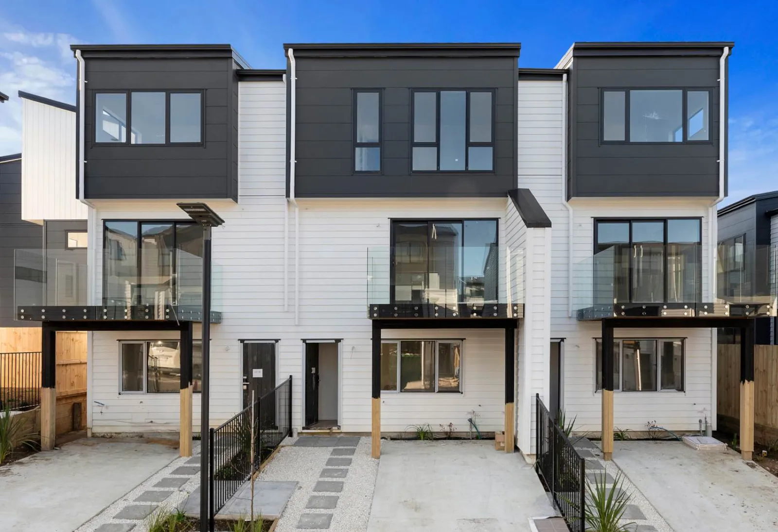 Westgate Drive townhouses in Westgate, Auckland - exterior view