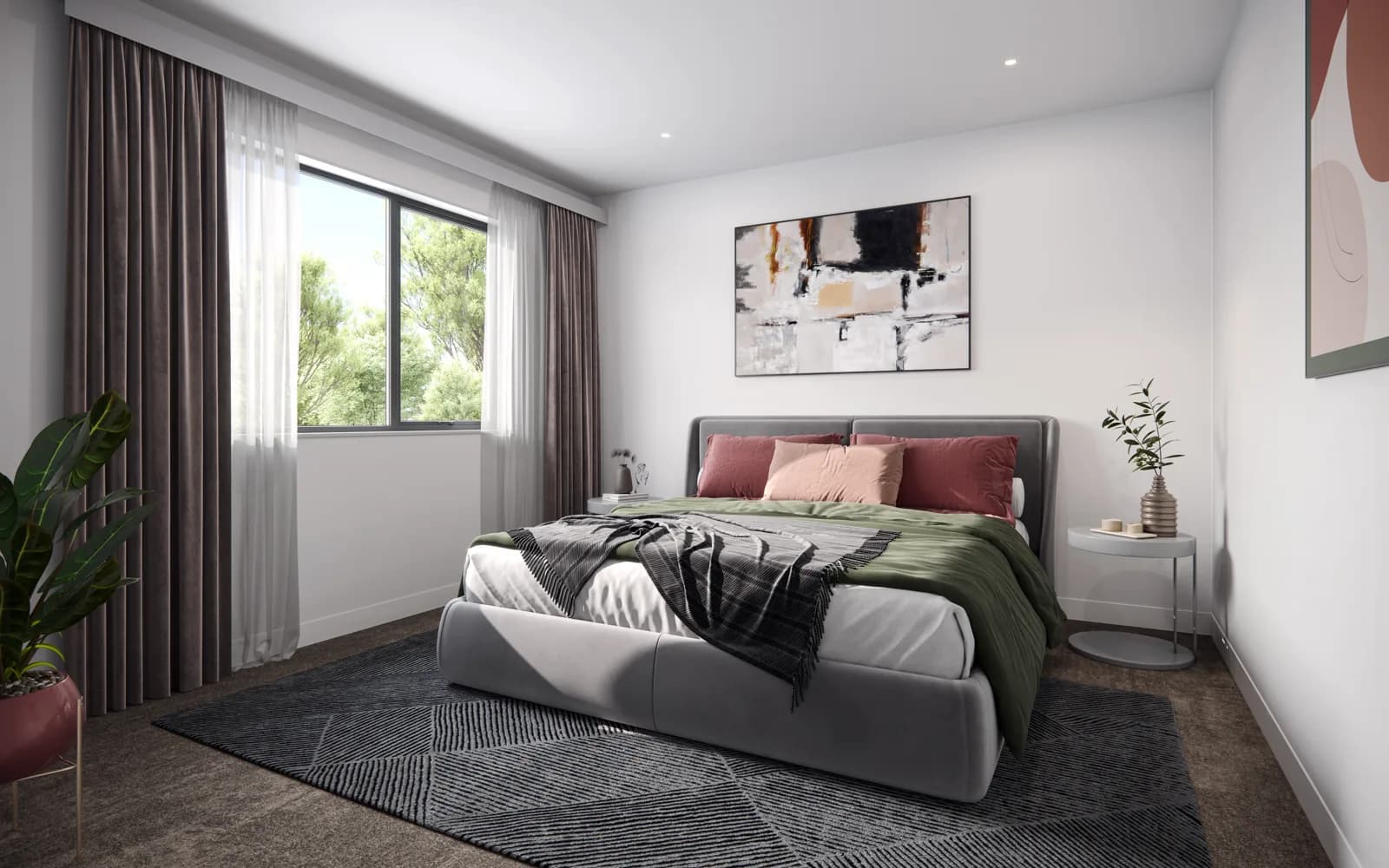 Architectural render of Wroughton Crescent development in Ōtara, Auckland — view 4