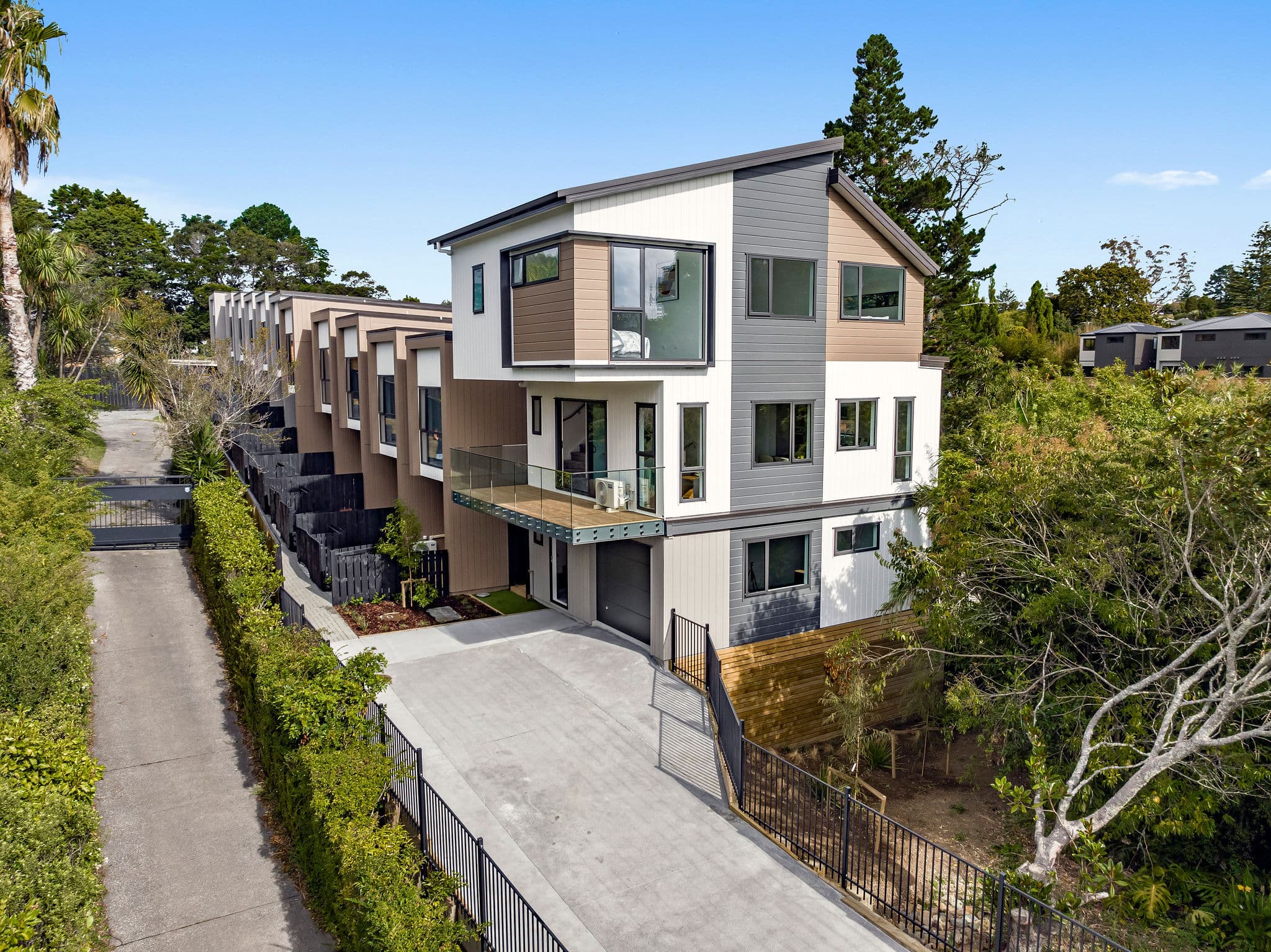 Brandon Terraces residential development in Auckland