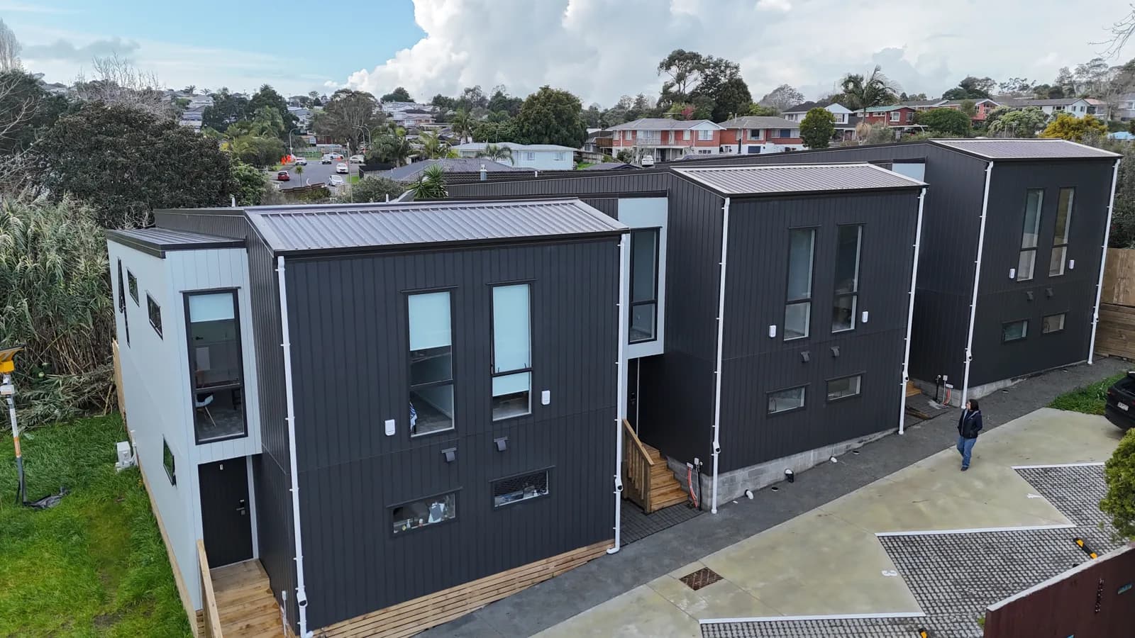Freyberg Place townhouses in Highland Park, Auckland