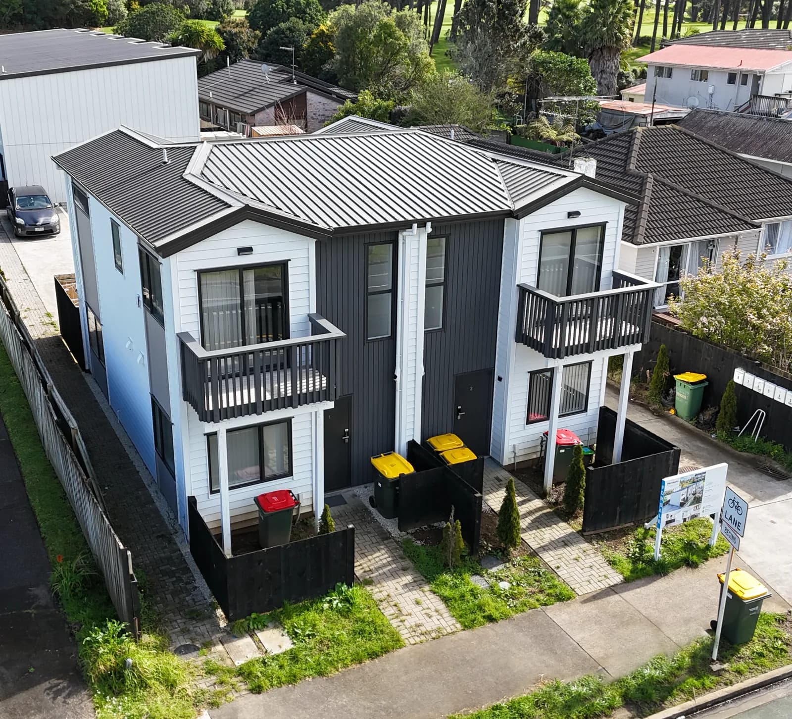 Portage Lane townhouses in New Lynn, Auckland